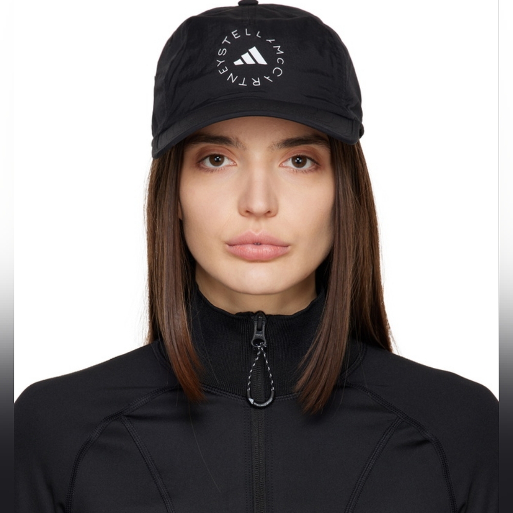 adidas by StellaMcCartney BlackPadded Cap color Black New without tags.